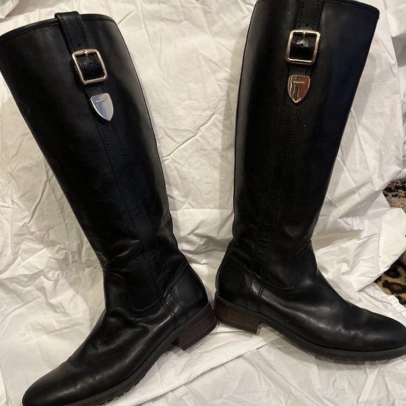 Coach Black Riding Boots - Picture 1 of 6